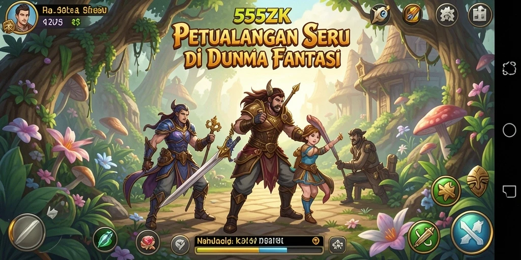 Gameplay memikat dari 555ZK dengan grafik fantastis.