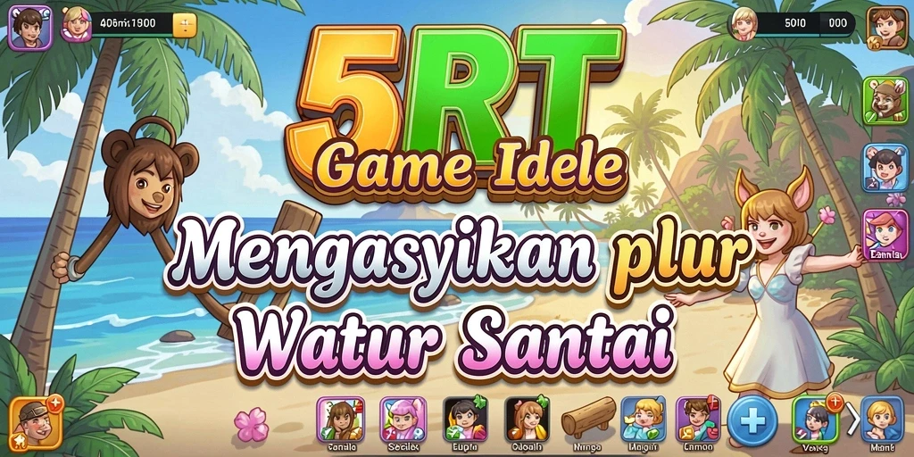 Tampilan gameplay menyerupai petualangan santai yang menarik.