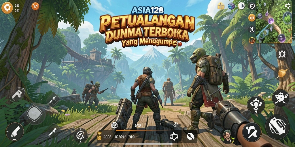 Tampilan gameplay menawan di dunia terbuka ASIA128.