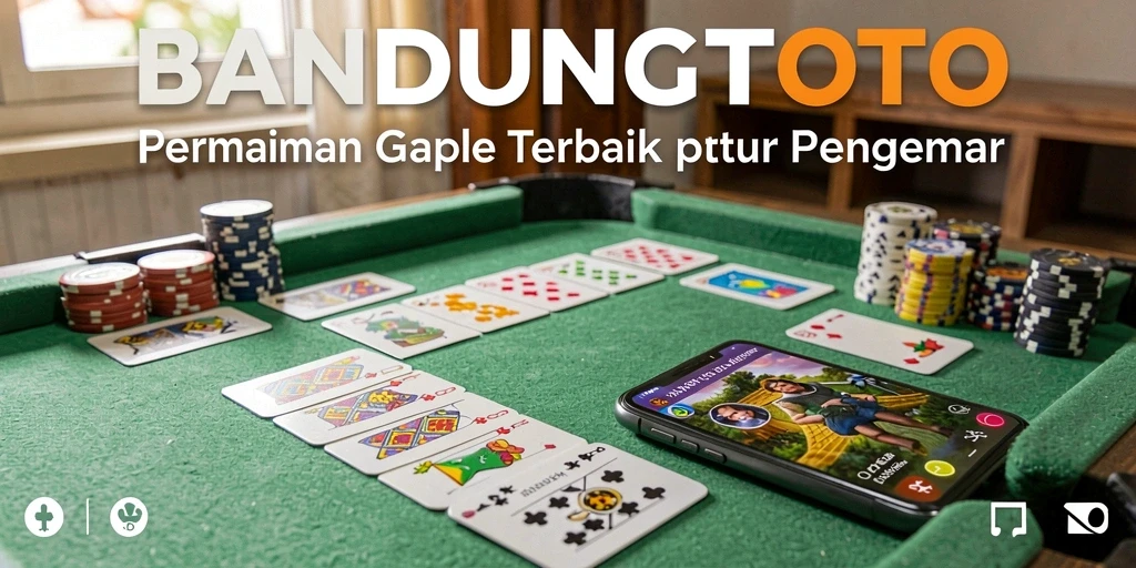 Tampilan menarik dari gameplay Gaple di BANDUNGTOTO.