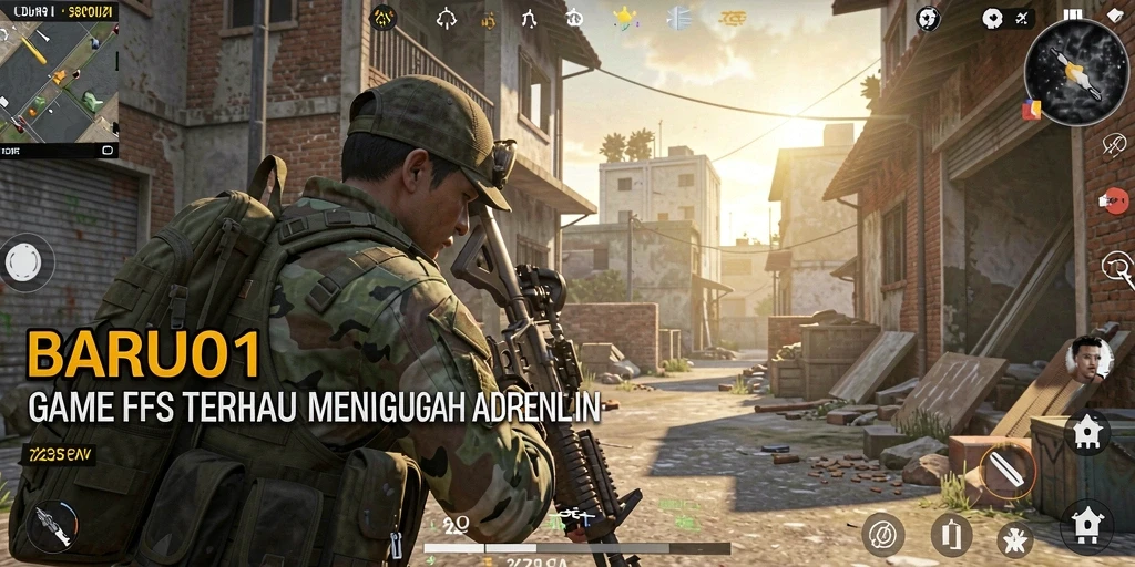 Tampilan seru dalam gameplay BARU01 dengan aksi tembak-menembak yang intens.