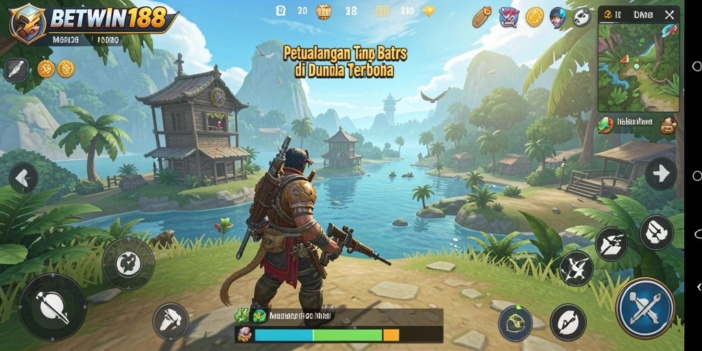 Tangkapan layar gameplay BETWIN188 yang menampilkan keindahan dunia terbuka.