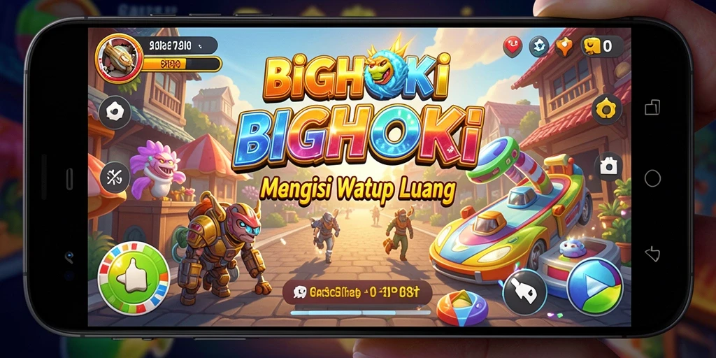 Tampilan gameplay BIGHOKI yang seru dan menarik