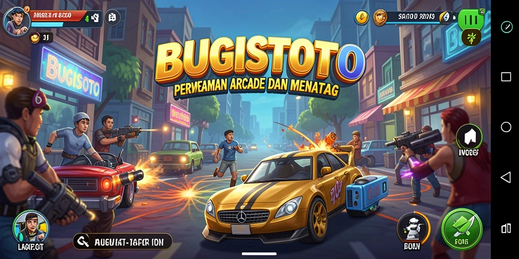 Tampilan gameplay seru dan menantang di BUGISTOTO.