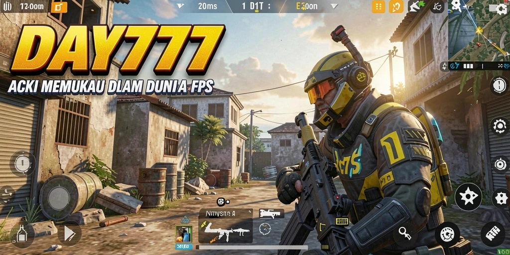 Gameplay DAY777 yang intens dan seru di medan perang.
