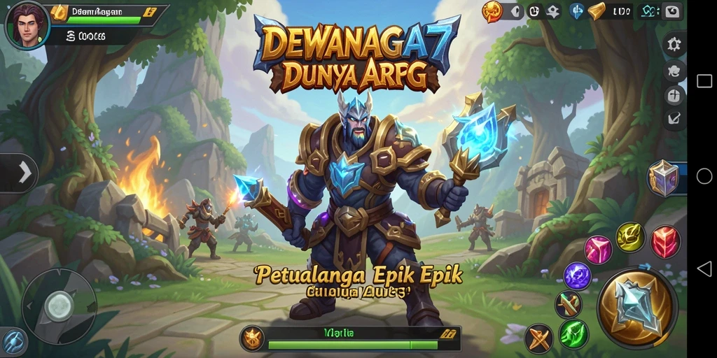 Gameplay seru DEWANAGA77 dengan grafis menakjubkan.