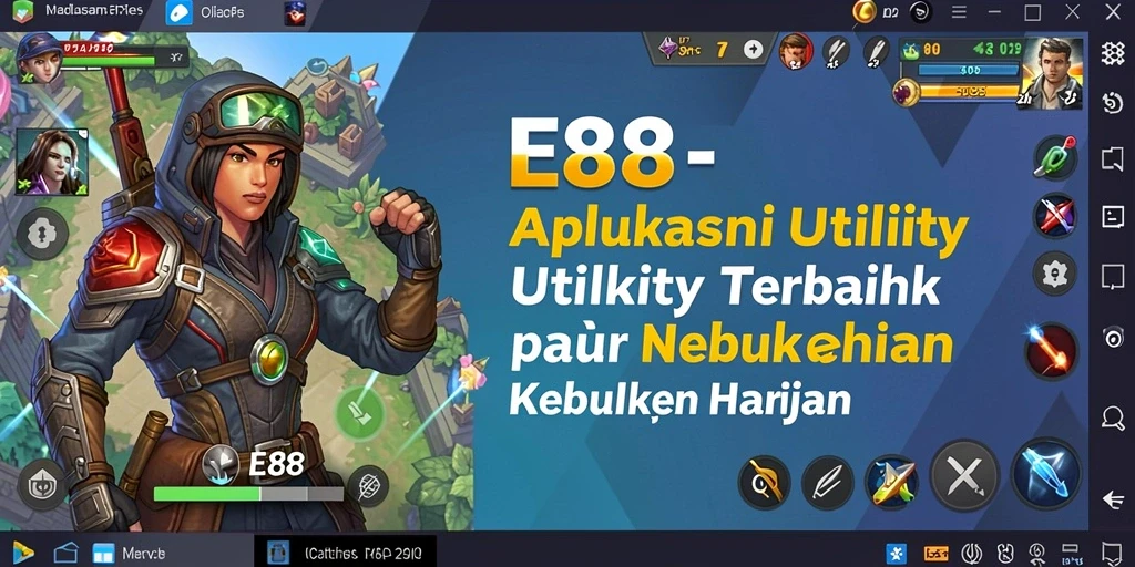 Tampilan utama E88 yang menampilkan fitur pengingat dan pengelolaan waktu.