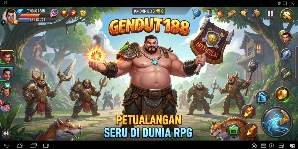 Gameplay menakjubkan di dunia RPG GENDUT188.