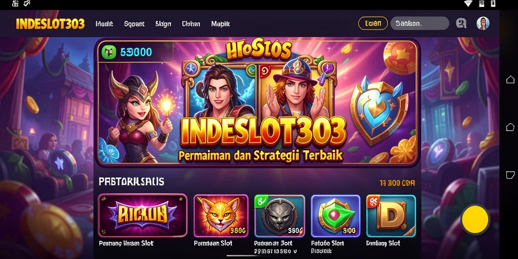 Tampilan menarik gameplay <strong>INDESLOT303</strong> yang memukau dan penuh aksi.