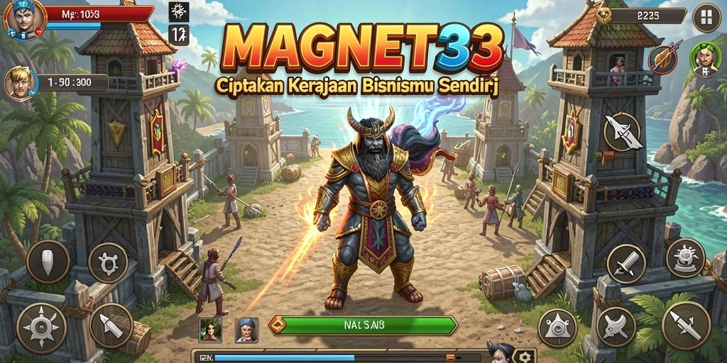 Tangkap momen seru saat membangun kerajaan bisnismu di MAGNET33.
