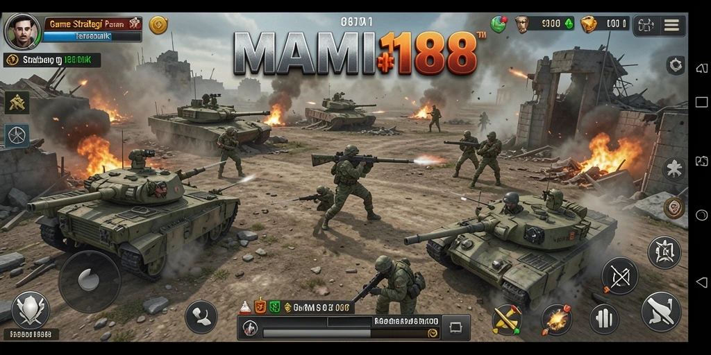 Tampilan gameplay MAMI188 yang penuh strategi dan aksi.