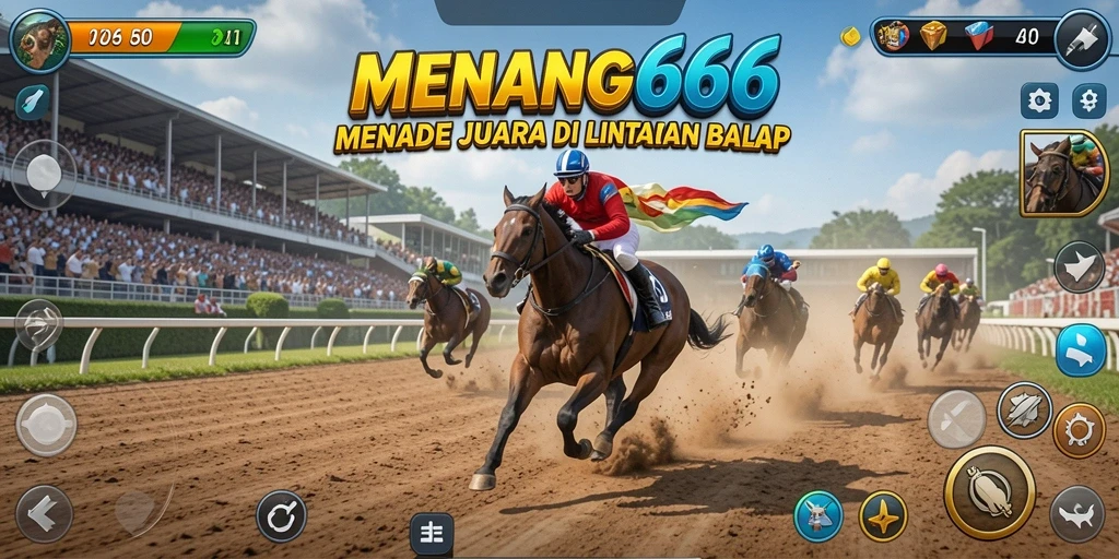 Tampilkan aksi balapan seru dalam MENANG666 dengan mobil berkecepatan tinggi.