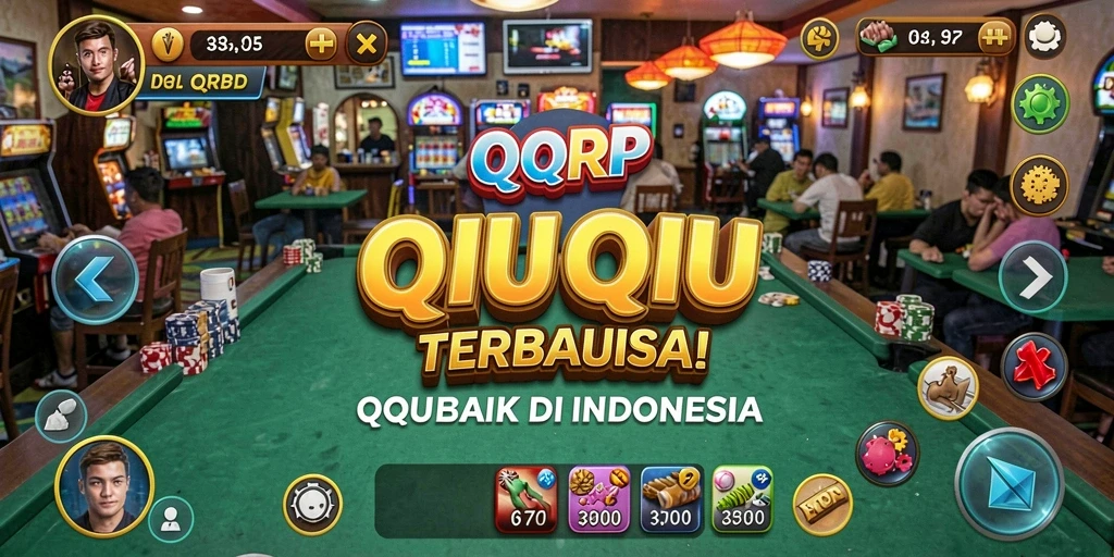 Screenshot gameplay QQRP dengan aksi seru QiuQiu.