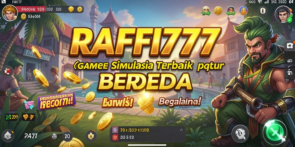 Screenshot gameplay RAFFI777 yang menunjukkan pengalaman simulasi mendalam.