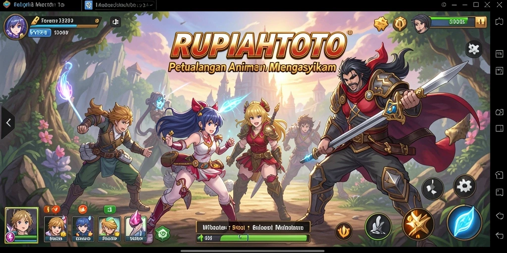 Gameplay menarik di RUPIAHTOTO dengan karakter Anime ikonik.
