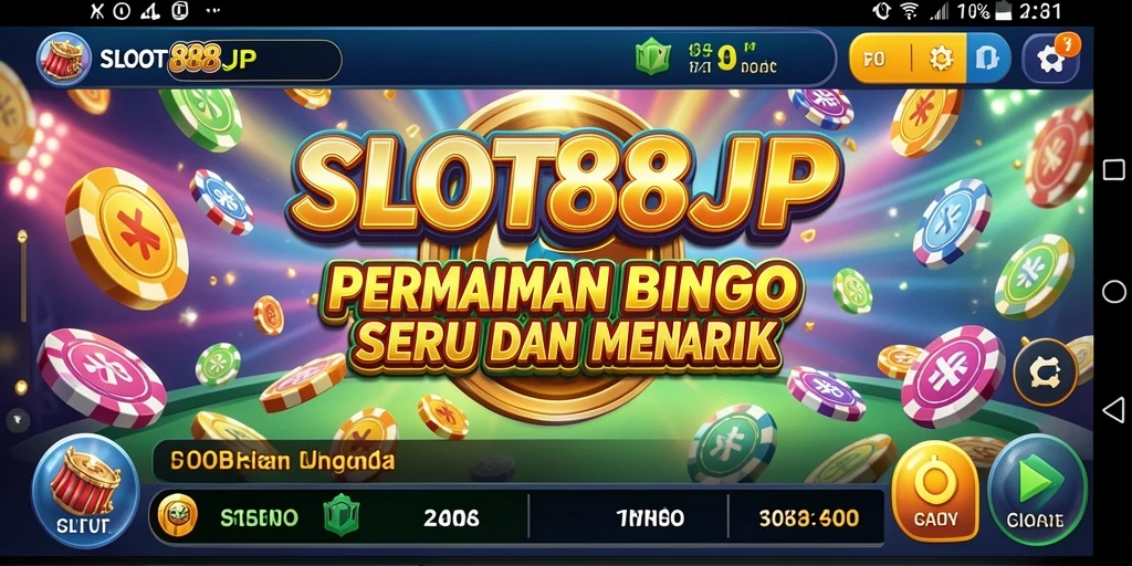 Tampilan gameplay Bingo yang seru dan interaktif.