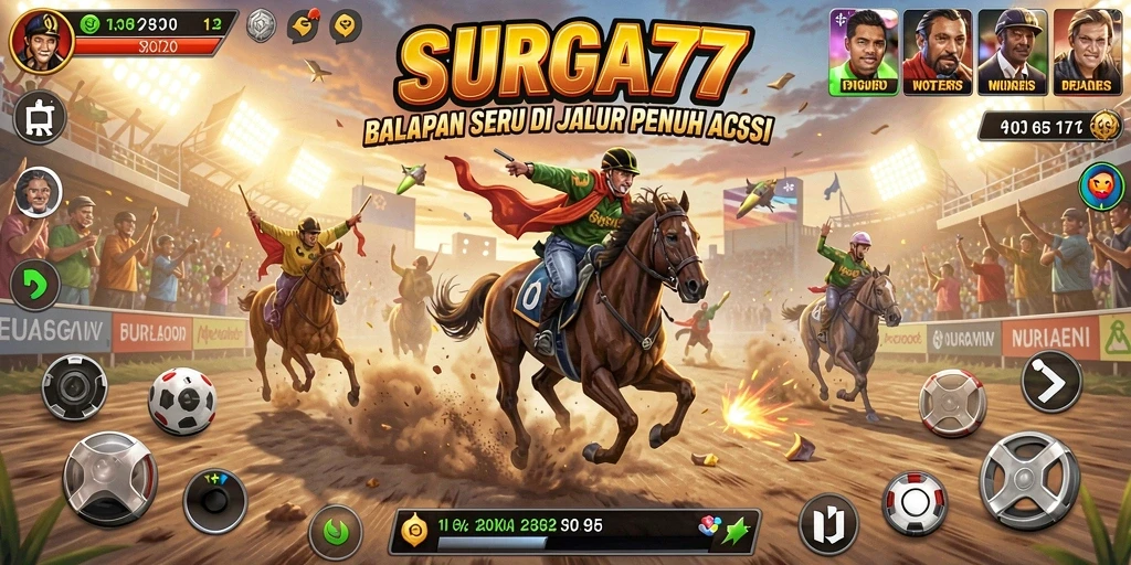 Gameplay balapan yang menegangkan dengan trek menawan.