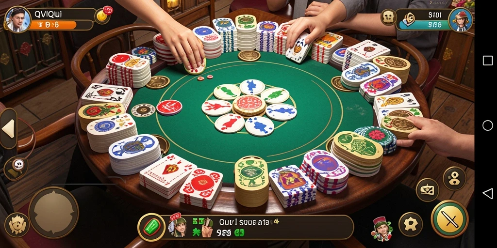 Tampilan gameplay SVIP6 dengan aksi QiuQiu yang mendebarkan.
