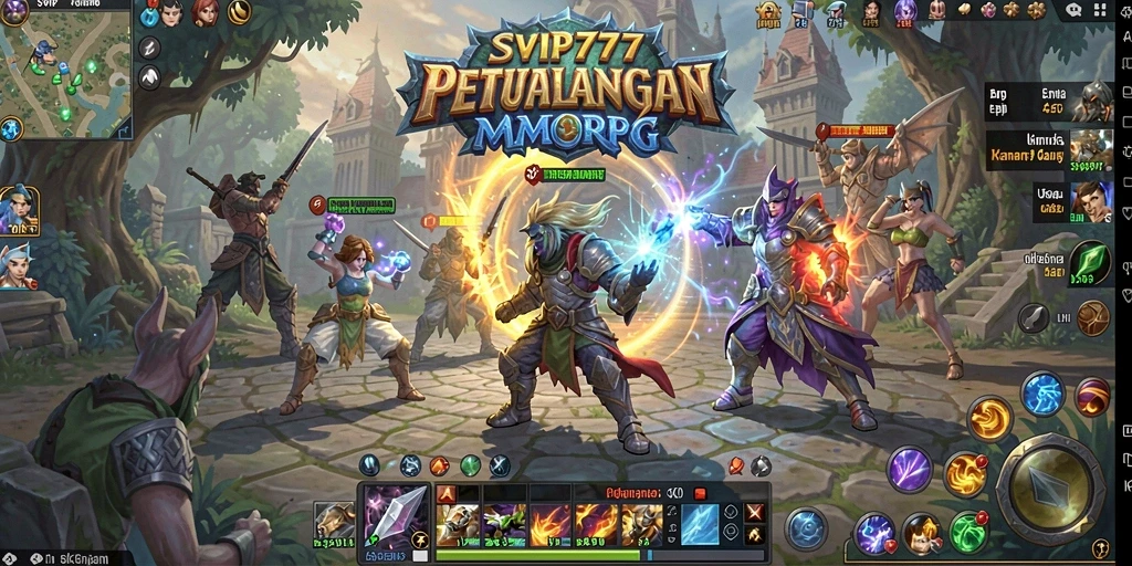 Screenshot permainan SVIP777 yang menunjukkan aksi petualangan dinamis.