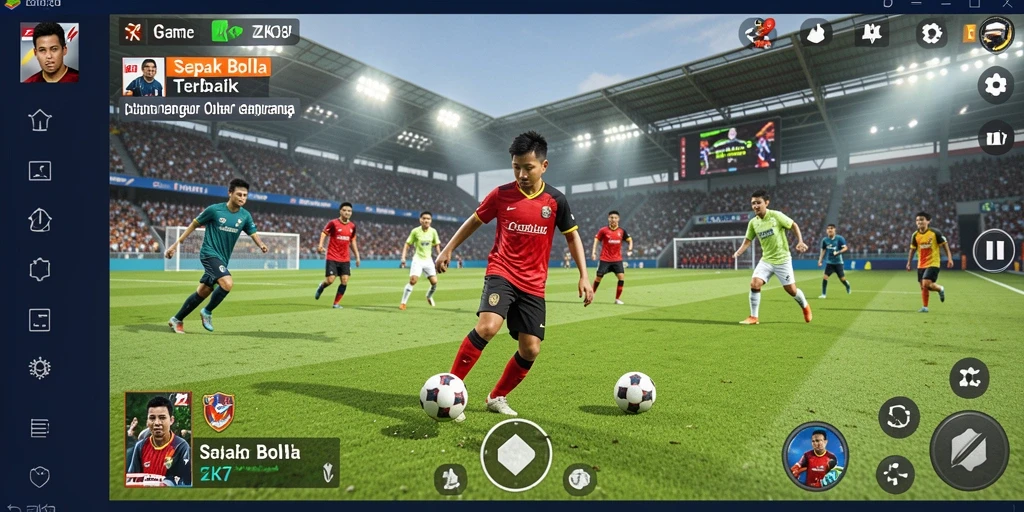 Tampilan gameplay ZK7 yang seru dan mendebarkan.